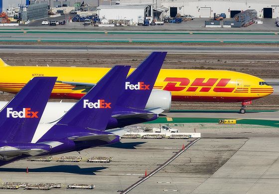 পণ্যসম্ভার পরিবহন ট্র্যাকিং DHL আন্তর্জাতিক মালবাহী 3-5 কার্যদিবস